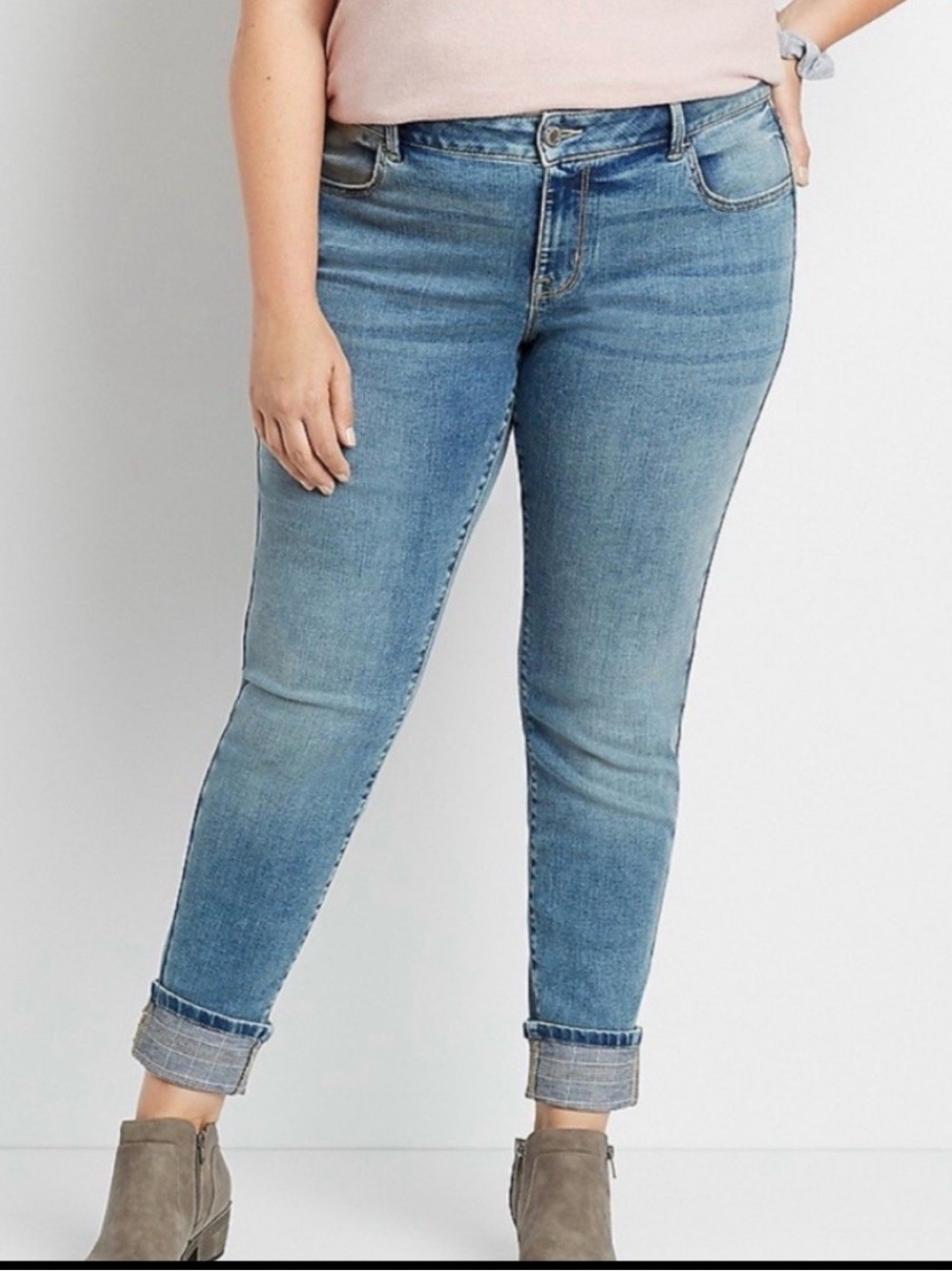 New Maurices mid rise denim flex jegging skinny jeans With Stretch Size 24W